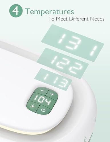 Momcozy Baby Wipe Warmer, Innovative Spring Design, Large Capacity Wipes Dispenser, Fast and Even Heating, 4 Modes of Temperature Heating Control, Diaper Wipe Warmer with Night Light thumbnail 5