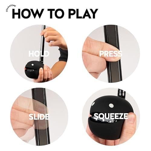 Otamatone [English Edition] Japanese Electronic Musical Instrument Portable Synthesizer from Japan by Cube/Maywa Denki, Black thumbnail 2