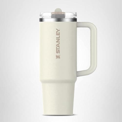 STANLEY Quencher ProTour Flip Straw Tumbler with Leakproof Lid 30 oz | Built-In Straw and Handle | Cup Holder Compatible for Travel | Insulated Stainless Steel Cup | BPA-Free | Cream thumbnail 11