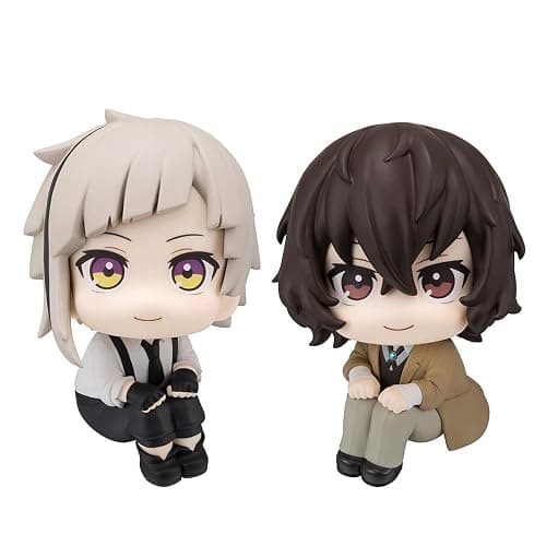 YLQANONG BSD Figures Dazai Osamu Anime Look Up Figure Statues Nakajima Atsushi Anime Figurine 10CM/3.94IN - Image 1