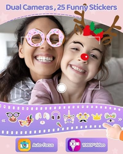 KOKODI Kids Smart Phone, Touchscreen HD Dual Camera Cell Phone for Kids, Christmas Birthday Gifts Dinosaur Child Play Phone for Girls 3-10, Travel Toy Preschool Learning Education Toy thumbnail 4