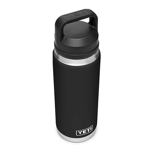 YETI Rambler 26 oz Bottle, Vacuum Insulated, Stainless Steel with Chug Cap, Black thumbnail 3