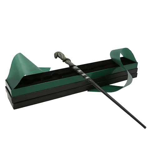 Harry Potter Slytherin Mascot & Traits Wand - Second Edition Collectible with Serpent Design & House Inscription - 14" Replica with Premium Display Box - Ideal for Fans & Collectors - Not a Toy - Image 1