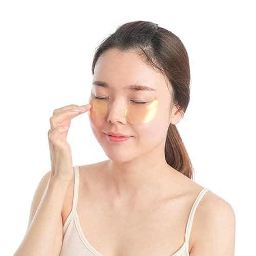 KOCOSTAR Princess Eye Patch Gold - 30 Pairs Korean Eye Pads Against Dark Circles, Wrinkles, Fine Lines with 24K Gold, Niacinamide, Lavender Oil - Gentle Anti-Ageing Eye Patches, Pads for All Skin thumbnail 8