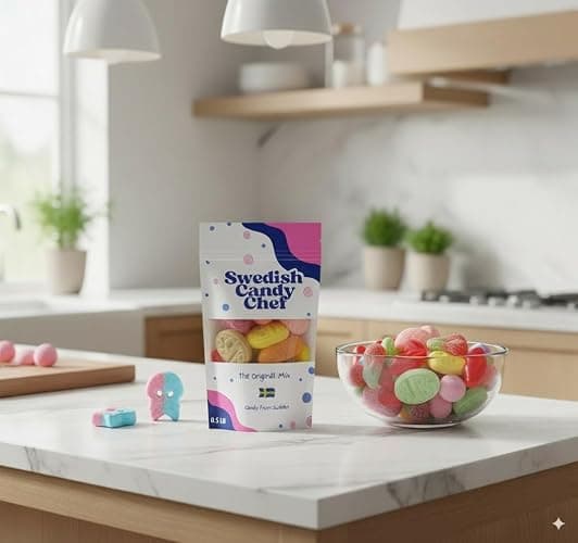 Swedish Candy Chef Mix - Bubs Swedish Candy - Variety Pack - Hand Packed in Sweden - .5LB thumbnail 7