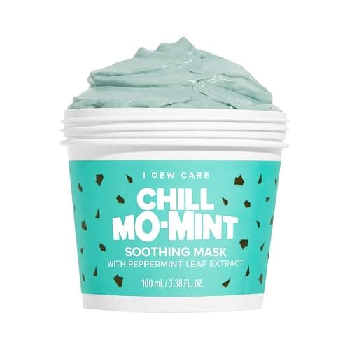 I DEW CARE Wash Off Face Mask - Chill Mo-Mint | Soothing Mask with Peppermint Leaf Extract, Korean Face Mask Skin Care for Face, 3.38 Oz - Image 1