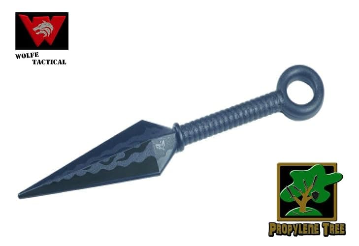 Polypropylene Plastic Adult Sized Hidden Leaf Style Kunai Trainer - Practice Gear by Propylene Tree thumbnail 2