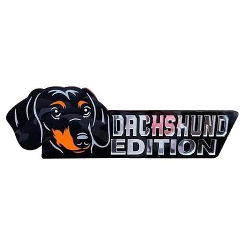 Dog Emblem for Car, Edition, Acrylic Car Badge Stickers, Outdoor Emblems for Car, Truck, RV, Boat, Car ID Stickers, Decoration | 3D Funny Dogs Acrylic Automotive Badge 3D Funny Automotive Exterior Decoration Decals Stickers for Trucks, RVs, Boats - Image 1