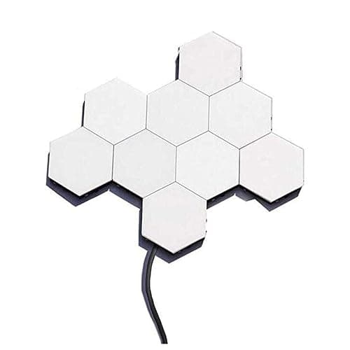 MODOAO Hexagonal Wall Light, Touch Sensitive Modular DIY Lights Geometry Splicing Hex LED Night Light for Living Room, Bedrooms, DIY Lovers, Gifts (3 PCS) thumbnail 2