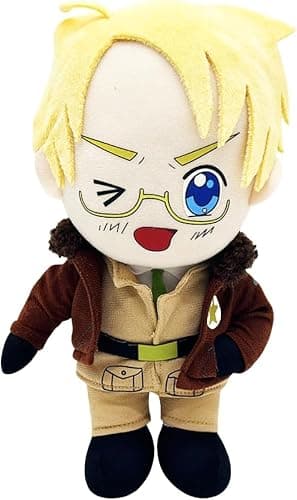 Great Eastern Hetalia Axis Powers America Plushie, Alfred F. Jones, Stuffed Doll, Plush Decor, Game Gifts, Gaming, Beige, (30cm) - Image 1