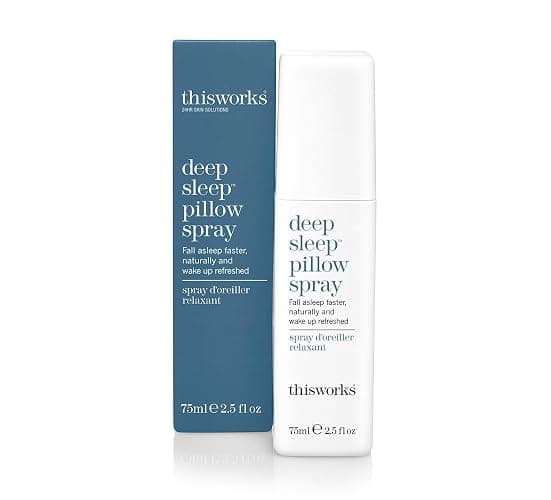 This Works Deep Sleep Pillow Spray, 75 ml, Infused with Lavender, Camomile and Vetivert - Science-Backed Natural Pillow Mist to Aid Sleep - Image 1