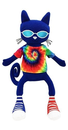 MerryMakers Pete The Cat Gets Groovy Soft Cat Stuffed Animal Plush Toy, 14-Inch, from James Dean's Pete The Cat Book Series thumbnail 2