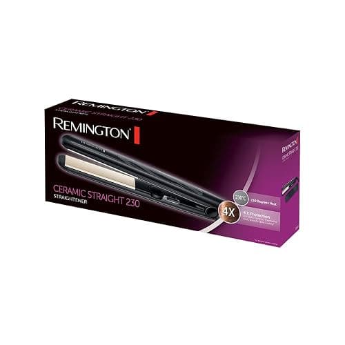 Remington Glätteisen Ceramic Straight (4-facher Schutz: antistatische Keramik-Turmalin-Beschichtung -gleichmäßige Wärmeverteilung, geringere statische Aufladung & seidiger Glanz) Haarglätter S3500 thumbnail 9
