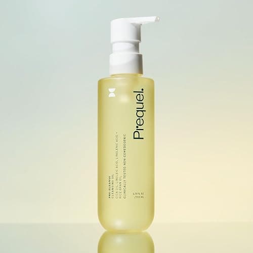 Prequel Skin Cleansing Oil - Face Makeup Remover Double Cleanser With Cica | Cleansing Oil Face Makeup Remover With Cica And Rice Bran Oil, Double Cleansing Oil Cleanser, Non Comedogenic Gentle Formula thumbnail 2