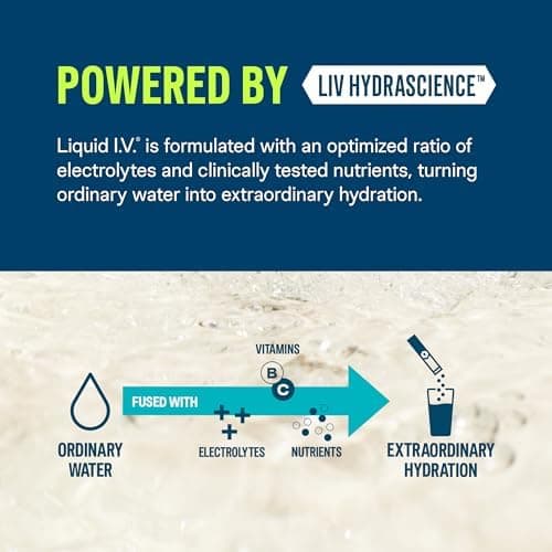 Liquid I.V.® Hydration Multiplier® - Watermelon | Electrolyte Powder Drink Mix | 1 Pack (16 Servings) thumbnail 5