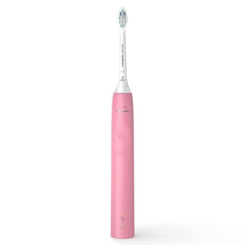 Philips Sonicare 4100 Rechargeable Electric Toothbrush, with Pressure Sensor, 2 Intensity Settings, SmarTimer and QuadPacer, 14-Day Battery Life, Deep Pink, Model HX3681/26 thumbnail 10