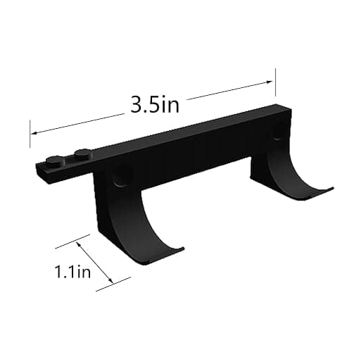 TEYOUYI 12PCS Wall Mount for Any Lego Speed Champions Sets Wall Bracket for Lego Speed of Champions with a Base for The Pilot,Wall Mount for Brick Cars and Figure Black thumbnail 2
