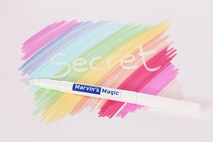 Marvin's Magic - Original x 25 Amazing Marker Pens - Color Changing Magic Pen Art - Create 3D Lettering or Write Secret Messages - Includes 25 Colour Changing Pens thumbnail 9