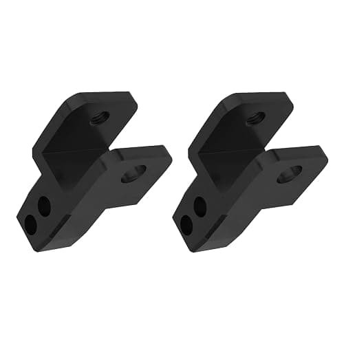 Windance 2pcs M8 8MM Motorcycle Rear Shock Extender, Aluminum Alloy High Damping Device Height Extension Absorber Riser Adapter With Screws Enhance Your Ride Comfort (Black) thumbnail 6
