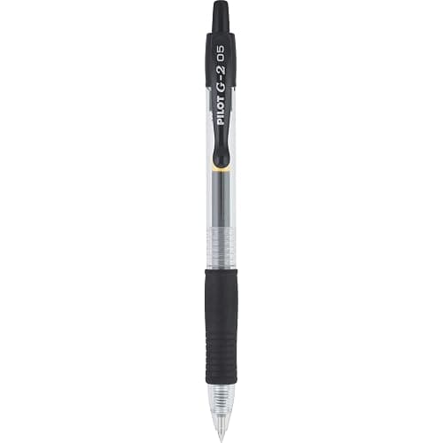 PILOT G2 Premium Refillable and Retractable Rolling Ball Gel Pens, Extra Fine Point, Black Ink, 5-Pack (31173) thumbnail 8