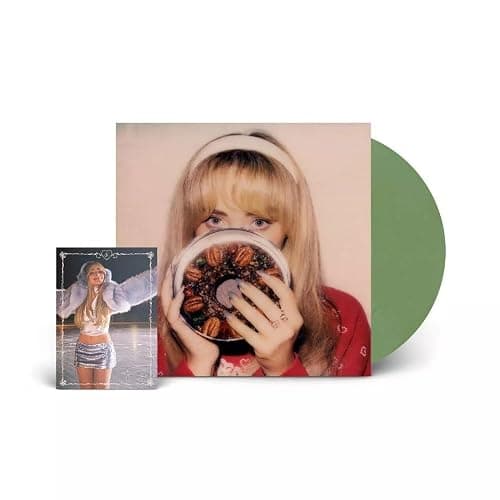 Sabrina Carpenter's Fruitcake Recipe Exclusive Olive Green Color Vinyl LP - Image 1