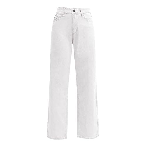 Godalithic Wide Leg Jeans for Women Baggy Elastic High Waist Cute Y2K Boyfriend Jeans Stretchy Jean Straight Leg Denim Pants thumbnail 5