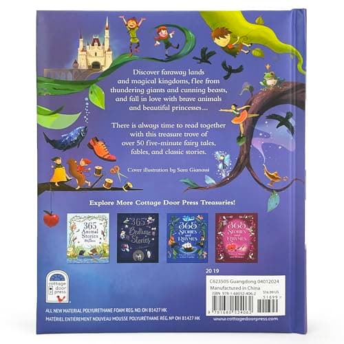 Five-Minute Stories - Over 50 Tales and Fables: Short Nursery Rhymes, Fairy Tales, and Bedtime Collections for Children thumbnail 23
