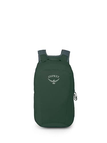 Osprey Ultralight Collapsible Stuff Pack - Lightweight, Packable Travel Backpack — Extra Bag For Travel and Every Day — 18 L Capacity Daypack to Expand Luggage, Tundra Green thumbnail 5