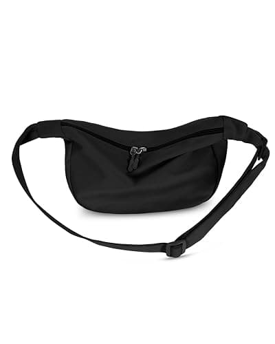 Crossbody Sling Bag for Women Men Trendy, Crescent Bag with Adjustable Strap, 2 Zippers Lightweight thumbnail 7