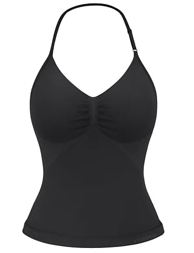 YEOREO SoftHue Impact Longline Strappy Top Women's Halter Workout Tank Tops Backless Gym Longline with Adjustable Strap - Image 1