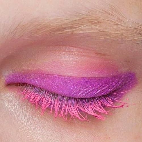 Maydear Pink Mascara for Eyelashes, Waterproof Colored Mascara Long Lasting Smudgeproof Colorful Mascara for Women Fast Dry Lengthening Eye Makeup Party Stage Use - Rose thumbnail 5