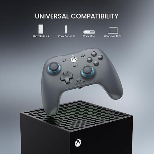 GameSir G7 SE Wired Controller for Xbox Series X|S, Xbox One & Windows 10/11, Plug and Play Gaming Gamepad with Hall Effect Joysticks/Hall Trigger, 3.5mm Audio Jack-Gray thumbnail 4