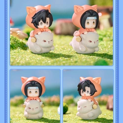 Bahomu Anime Blind Box, Random One Cute Pet Riding Adventures Series Mystery Box Figure for Mo Dao Zu Shi, Collectable PVC Figure for Birthday Gifts thumbnail 3