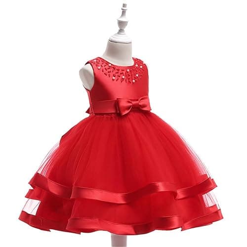 COMISARA 6M-9T Kids Pageant Flower Girl Dress Little Girls Party Wedding Formal Dresses thumbnail 2