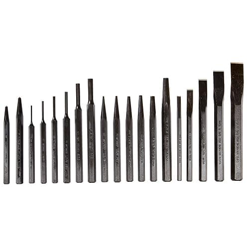 Mayhew Tools 61019 Punch and Chisel Set, 19-Piece, Black Oxide Finish thumbnail 4