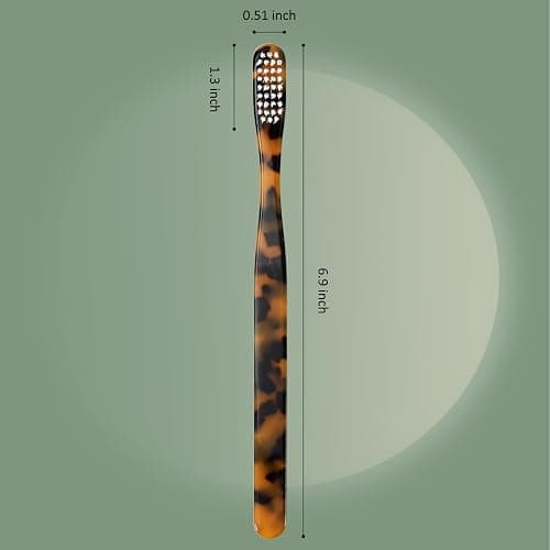 Isshah Biodegradable Eco-Friendly Cellulose Acetate Toothbrushes - 8 Count thumbnail 6