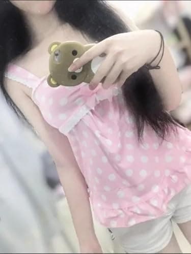 TYATVS 2000s Clothing Polka Dot Tank Tops Y2k Whimsy Twee Vintage Shoujo Tees Harajuku Clothes Cutecore thumbnail 7