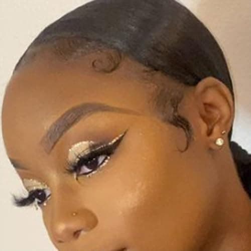 5 Styles Hairline Tattoo Aufkleber, Baby Hair Edge Temporäres lockiges Haar, wasserdicht dauerhafte Temporäre Kanten Pony Tattoo Aufkleber, Fake Tattoo DIY Hairstyling Friseursalon thumbnail 4