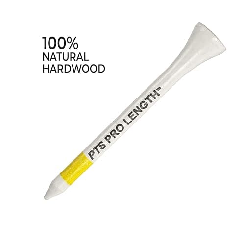 PrideSports PTS Wood Golf Tees | 100 Count, 2-3/4 Inch | #1 Wood Tee on Tour | Best for Drivers & Woods thumbnail 5
