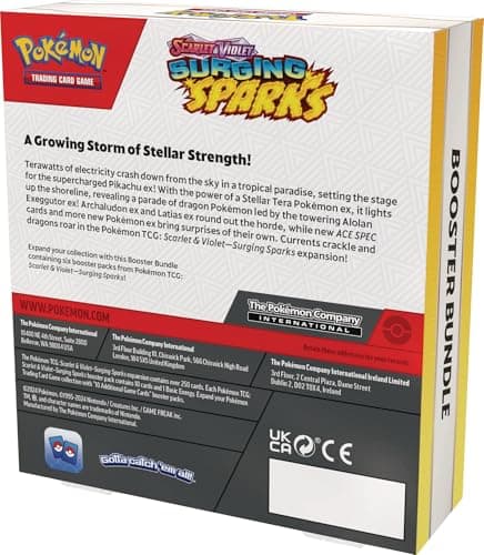 Pokemon TCG: Scarlet & Violet - Surging Sparks Booster Bundle thumbnail 4