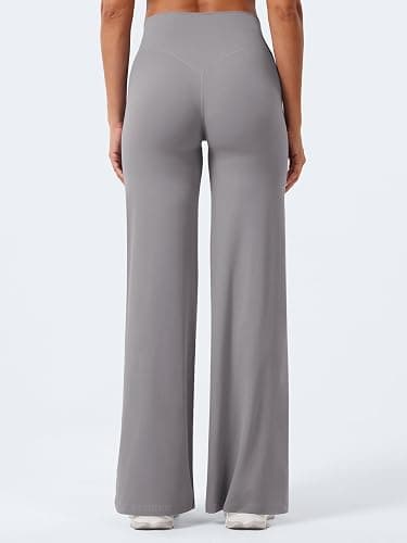 YEOREO Ease Workout Leggings Womens Straight Leggings Eddiy Gym Yoga Pants | 29"/31.5"/33"/35",No Front Seam,High Waist,Buttery,Booty Lifting,Wide Leg thumbnail 2