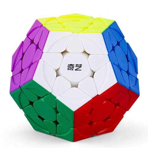 Megaminx Cube, Roxenda 3x3x3 Pentagonal Speed Cube Dodecahedron Magic Cube Puzzle Toy (Stickerless) - Image 1