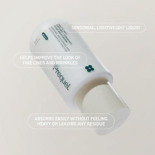 Prequel Skin Half and Half Fluid Moisturizer Face Cream. Lightweight Ceramide Peptide Lotion for All Skin Types, including Dry and Sensitive. Hydrating Facial Cream for Women and Men thumbnail 5