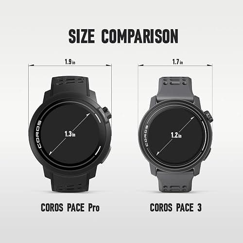 COROS PACE Pro GPS Sport Watch, 1.3-inch AMOLED Touchscreen, Fastest in Class Processor Running Watch, 20 Days Battery Life, Navigation with Global Offline Maps, Sleep Tracking, Running, Cycling-Gray thumbnail 8