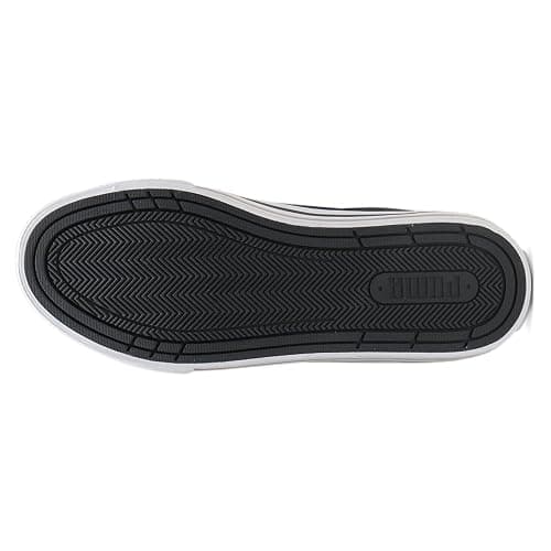 PUMA Mens Court Classic Vulc Lace Up Sneakers Shoes Casual - Black thumbnail 5