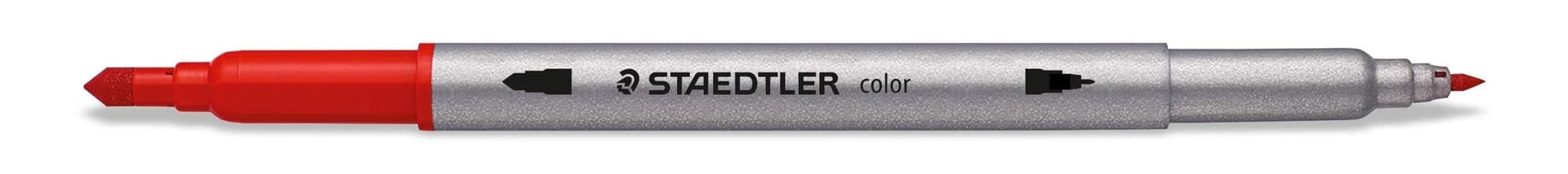 Staedtler Feutres à double pointe pour écriture et coloriage, Pointe fine de 0.5-0.8 mm et pointe compacte extra-large de 3 mm, Étui plastique avec 72 couleurs lumineuses différentes, 3200 TB72 thumbnail 3