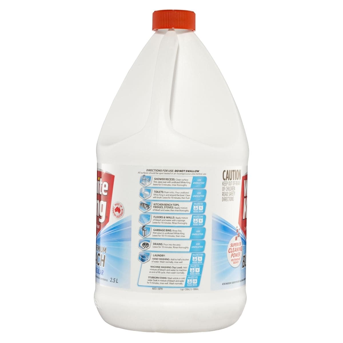 White King Bleach Regular 2.5L thumbnail 2