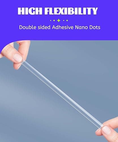 Removable Car Double Sided Glue Sticky Dots, Strong Hold Adhesive Dots for Car Dashboard Decorations, No Residue Transparent Mounting Tape for Auto Accessories 268pcs thumbnail 7