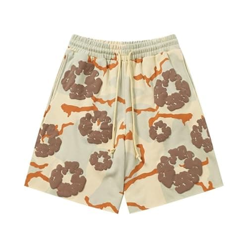 Y2K Summer Men's Camouflage Sweatpants Women's Foam Sweatpants Hip Hop Pants - Image 1