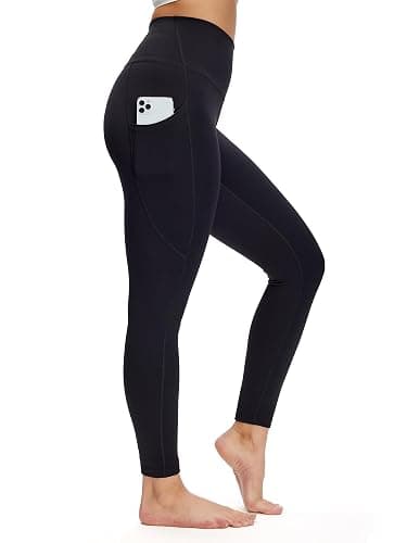 NANJI High Waisted Leggings with Pockets for Women - Buttery Soft, Stretch Yoga Pants, Squat Proof Casual Workout Leggings - Image 1